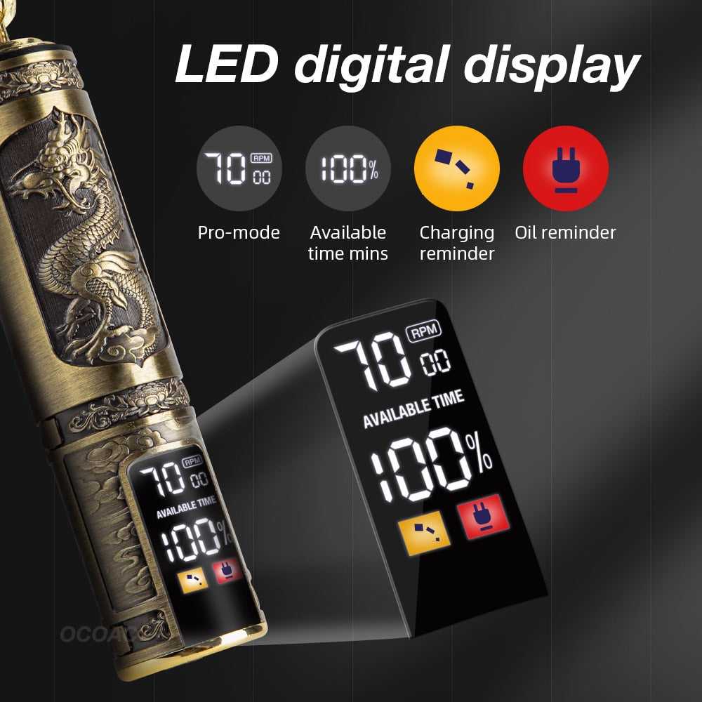 LCD Hair Clippers Professional Hair Cutting Machine Beard Trimmer For Men Barber Shop Electric Shaver Vintage T9 Hair Cutter