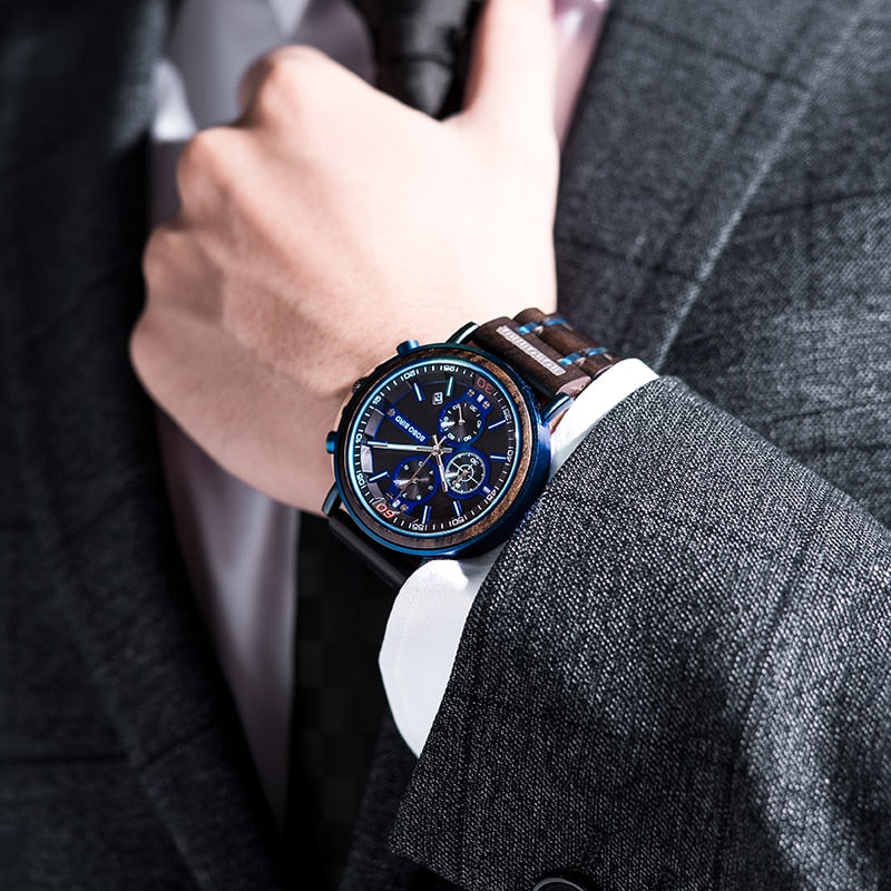 New Wooden Watch Men Top Brand Luxury