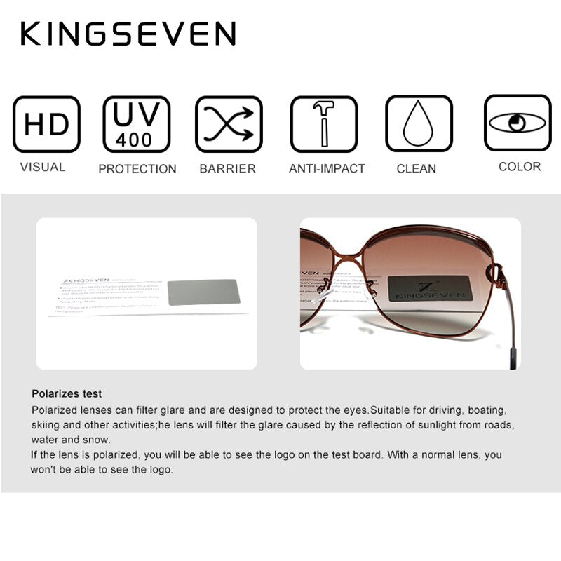 Glasses Luxury Brand Sunglasses Gradient Polarized