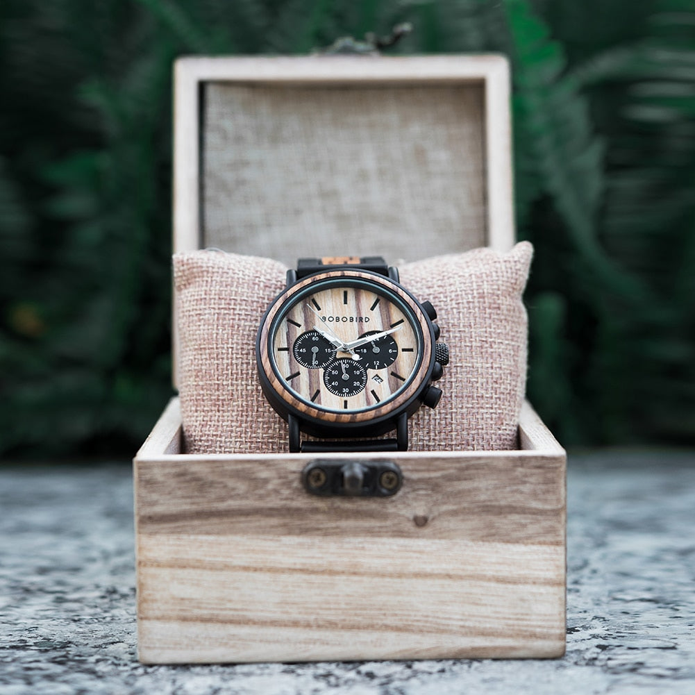 Wooden Watch Men erkek kol saati Luxury