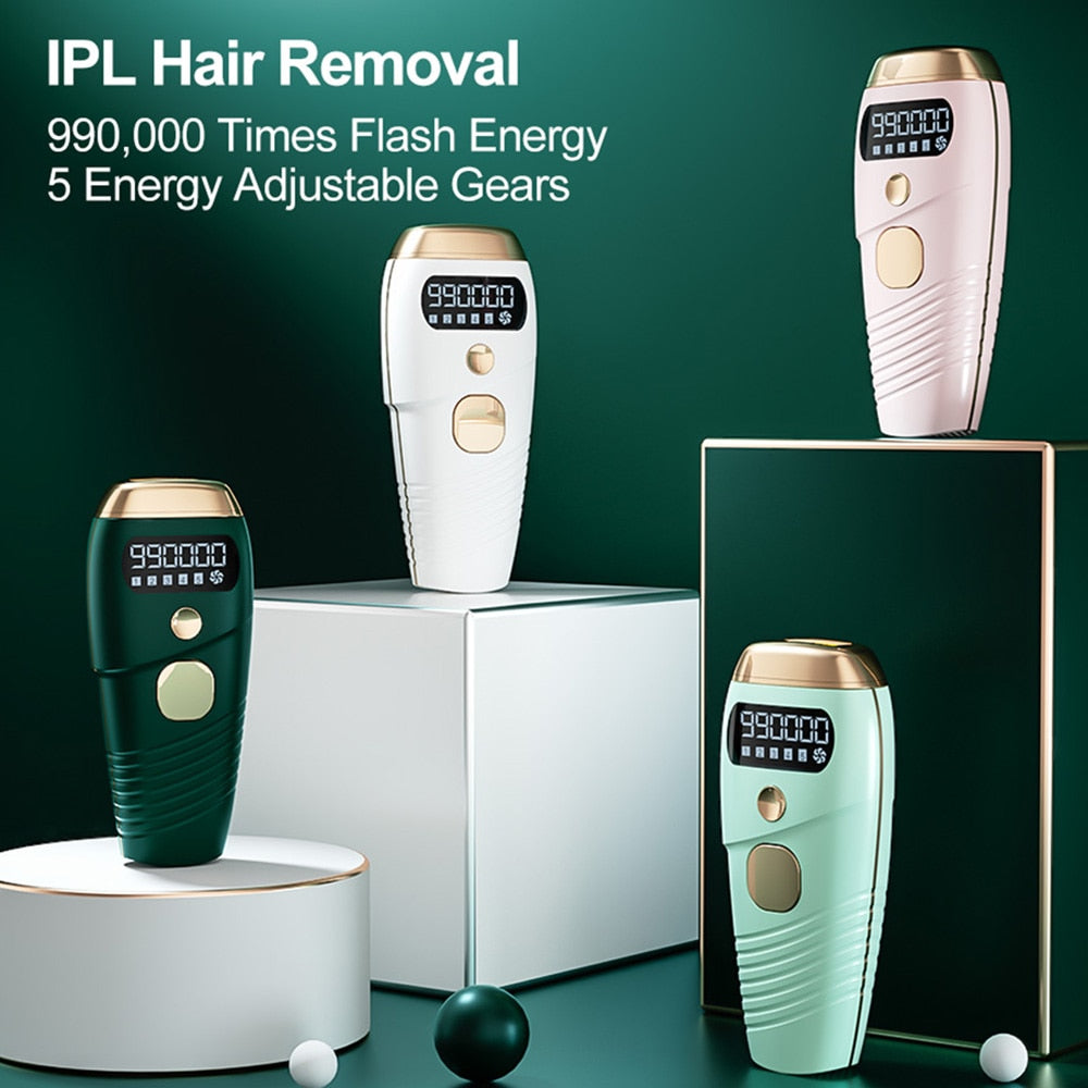 Laser Epilator For Women IPL Hair Removal 990000 Flashes. - TEXVIN