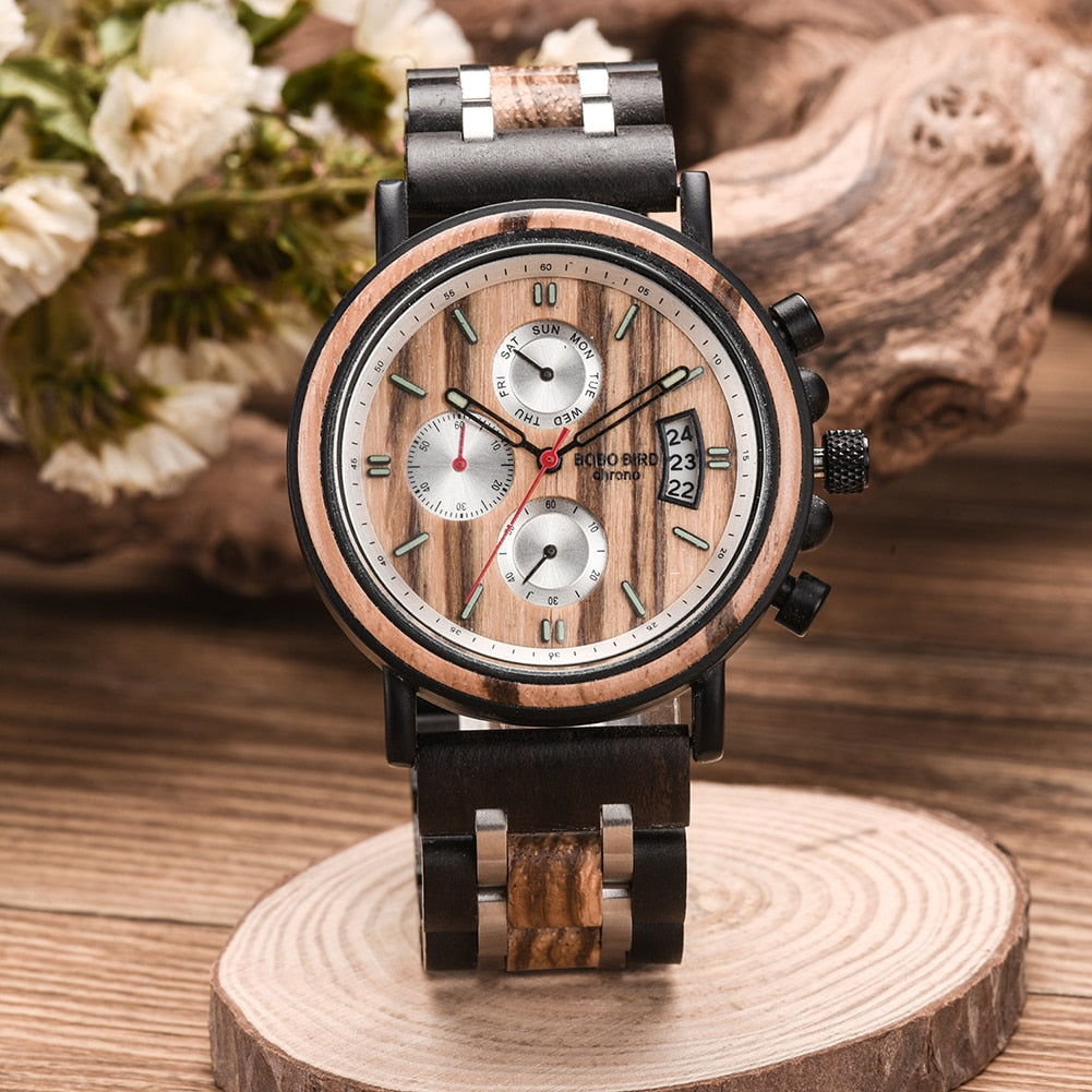 Wooden Watch Men Top Brand Luxury Stylish