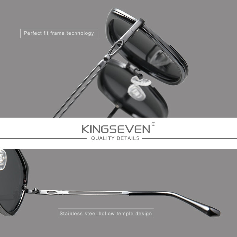 Sunglasses Gradient Polarized Lens Luxury