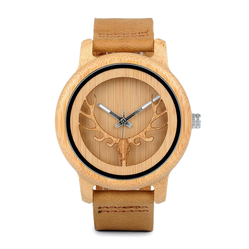 Watches Women Relogio Feminino Bamboo