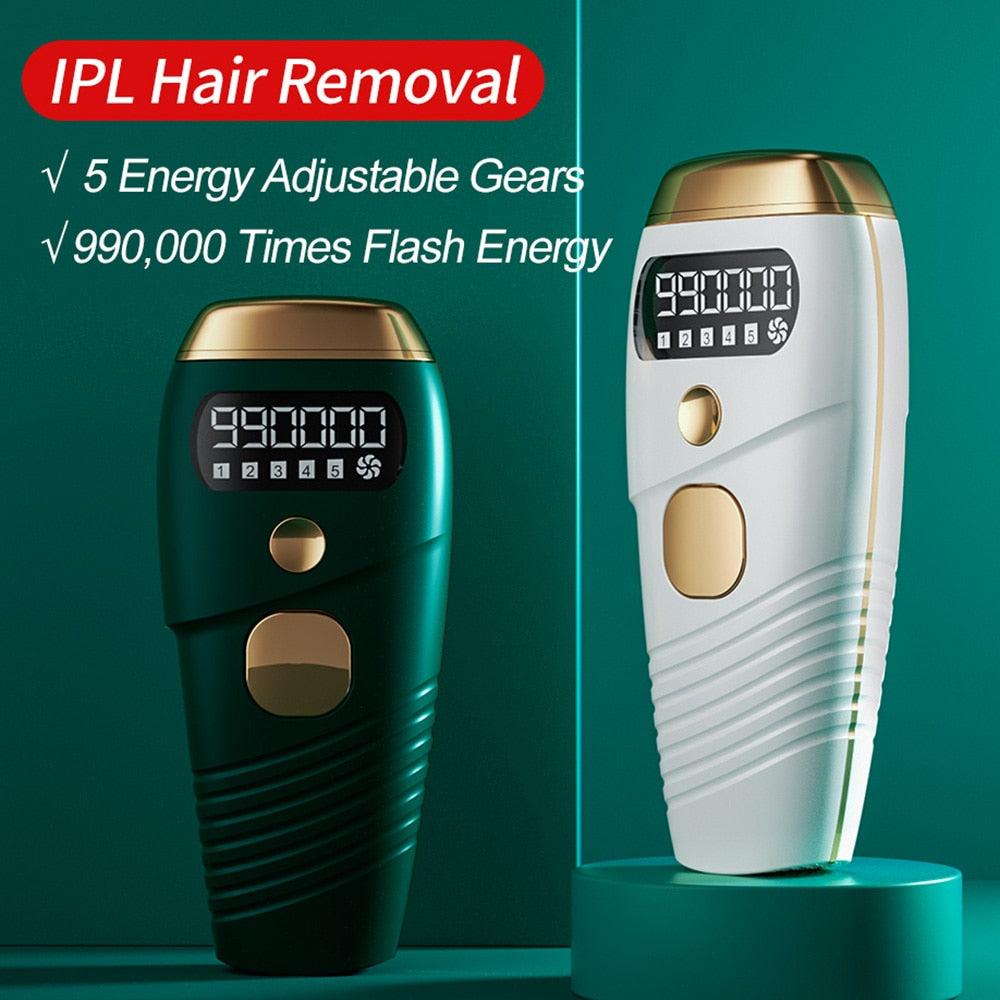 Laser Epilator For Women IPL Hair Removal 990000 Flashes. - TEXVIN