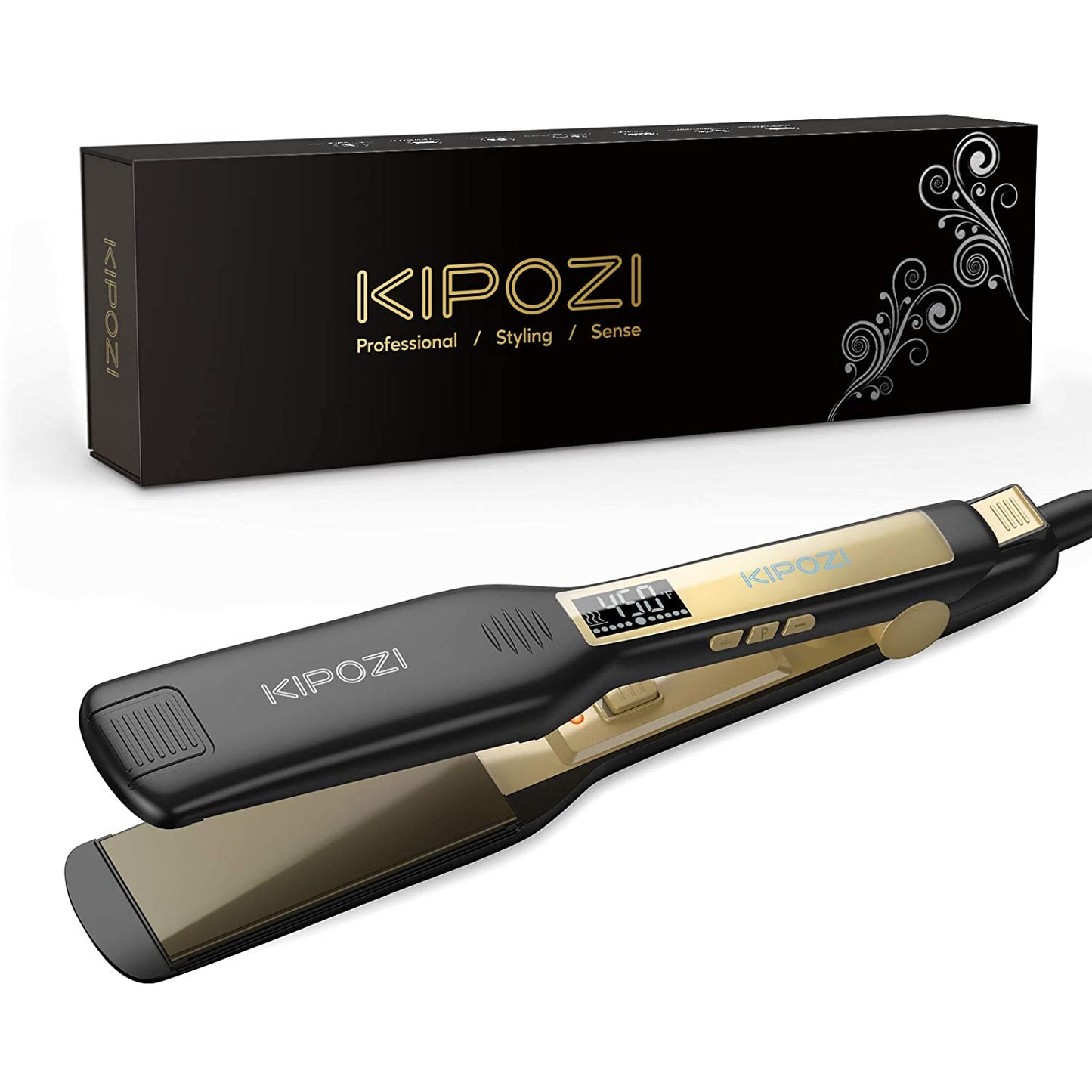 Hair Straightener with Digital LCD Display - TEXVIN