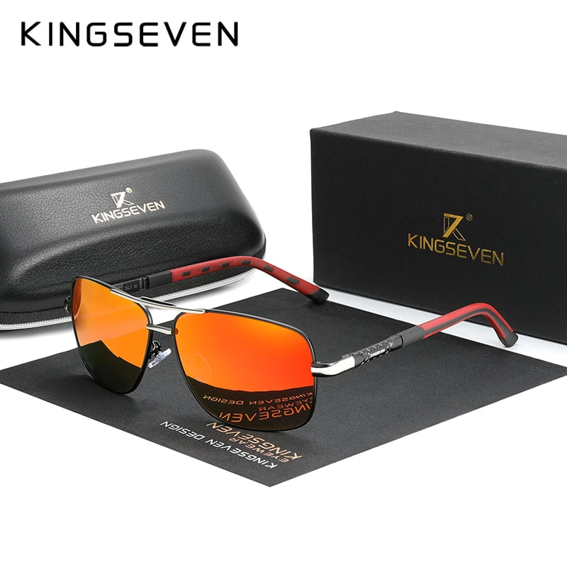 Aluminum Brand Pilot Polarized Sunglasses Men