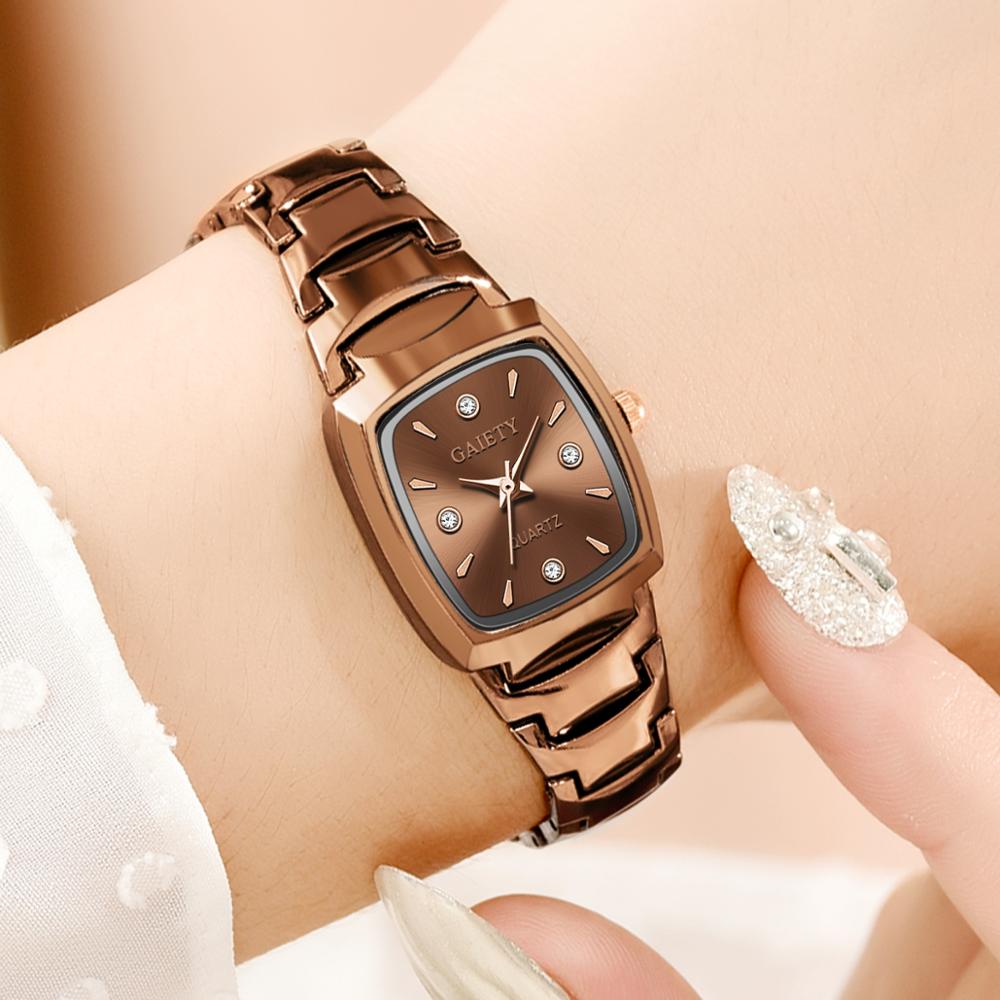Women Bracelet Watch Rose Gold Fashion Luxury
