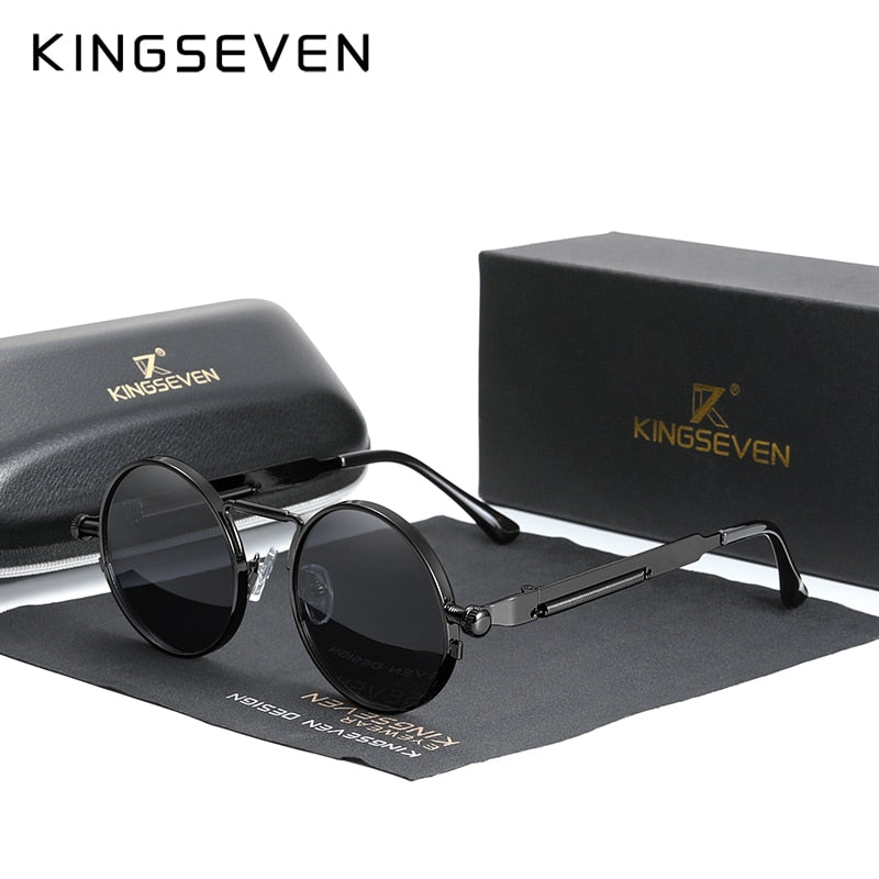 High Quality Gothic Steampunk Sunglasses Polarized