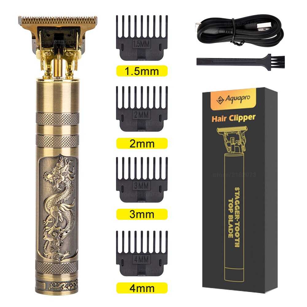 T9 Vintage Hair Lighter Clipper For Men Barber Hairdresser Hair Cutting Machine