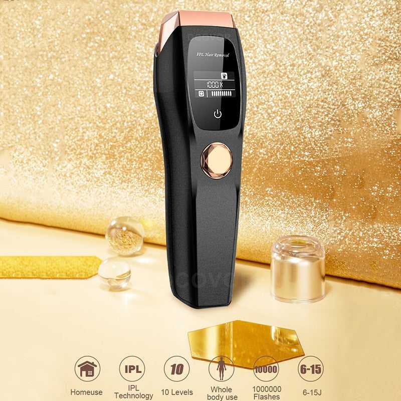 New Tech Painless Touch Screen10 Levels Photoepilator Hair Removal Laser