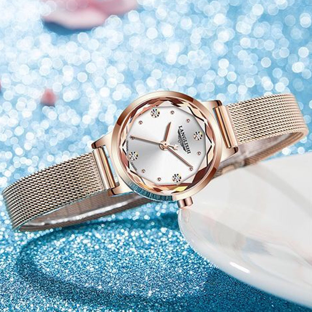 Japan Quartz Movement High Quality LANGLISHI Simple Watches Women