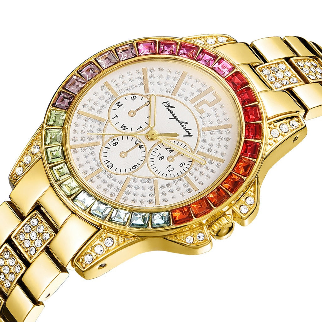 Fashion Women Watch With Diamond Watch Ladies Top Luxury