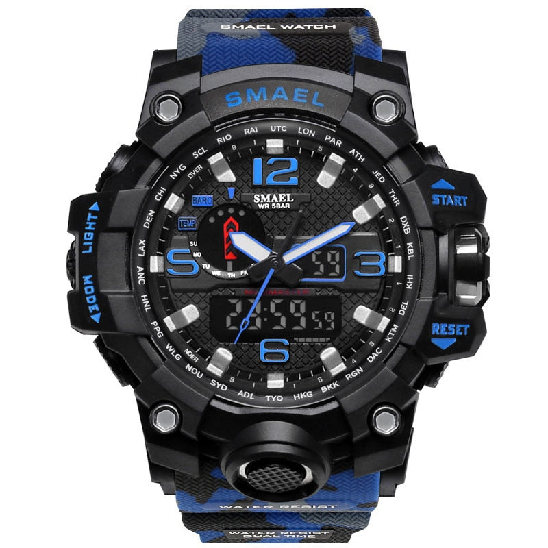 SMAEL Brand Fashion Men Sports Watches Men Analog Quartz Clock