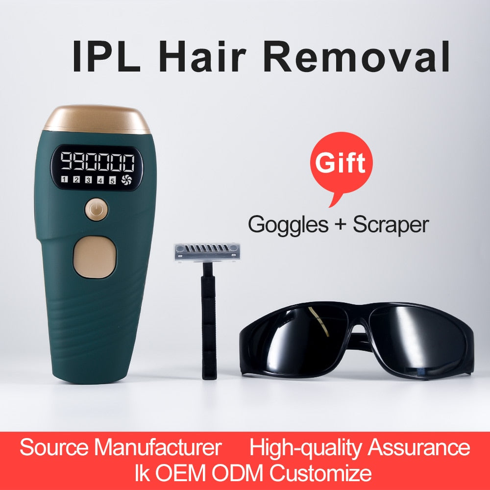 Laser Epilator For Women IPL Hair Removal 990000 Flashes. - TEXVIN