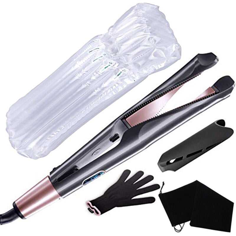Hair Curling Brush Professional Ceramic Curler Flat Iron Hair Tools Hair Straightener
