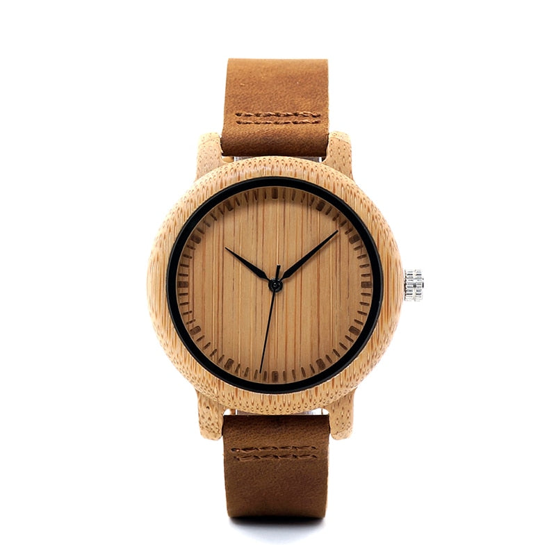 Watches Women Relogio Feminino Bamboo