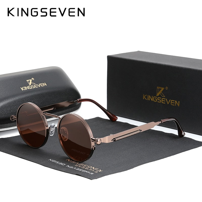 High Quality Gothic Steampunk Sunglasses Polarized