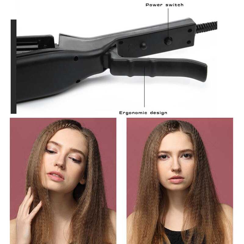 Professional Hair Crimper Corrugated Corn Irons Wave Curler Small Wave