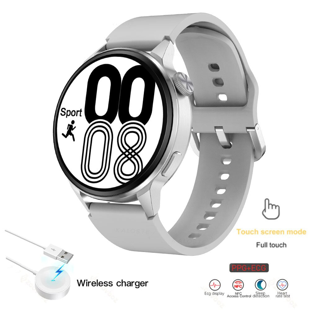 2022 New heart rate ECG smart watch mens