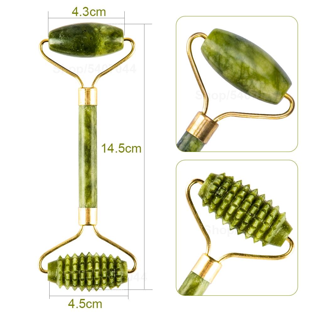 Use jade face roller, to maintain radiant look