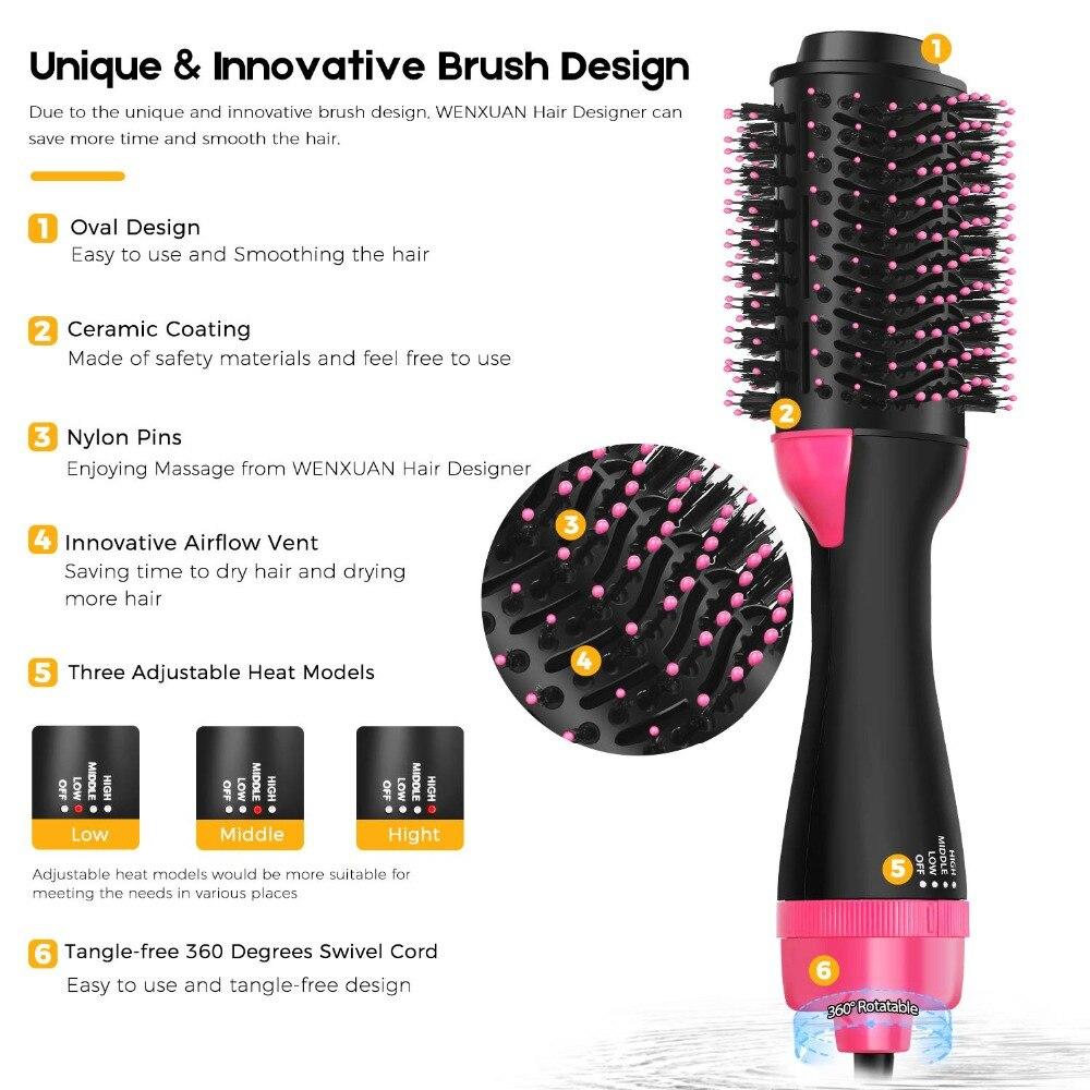 Hair straightener Step Electric Hot Air Brush