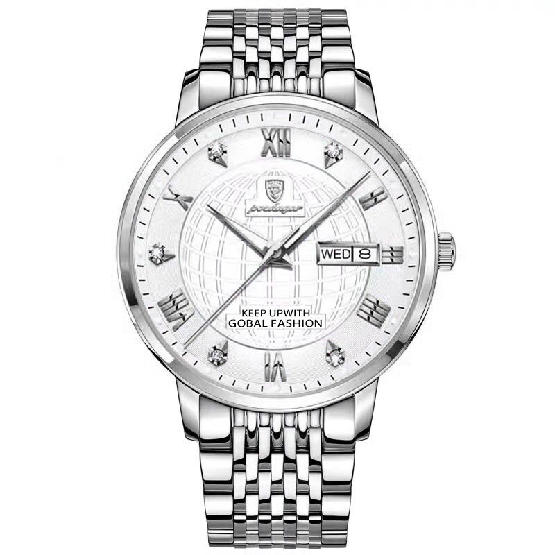 Men Watch Fashion Business Luxury Clock with Date Week Mens