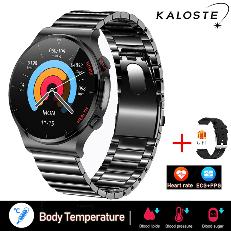 2022 New smart watch men laser health rate blood