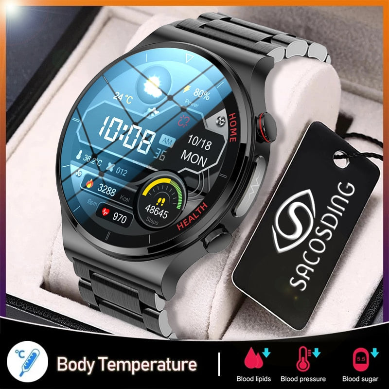 New Smart Watch Men ECG PPG