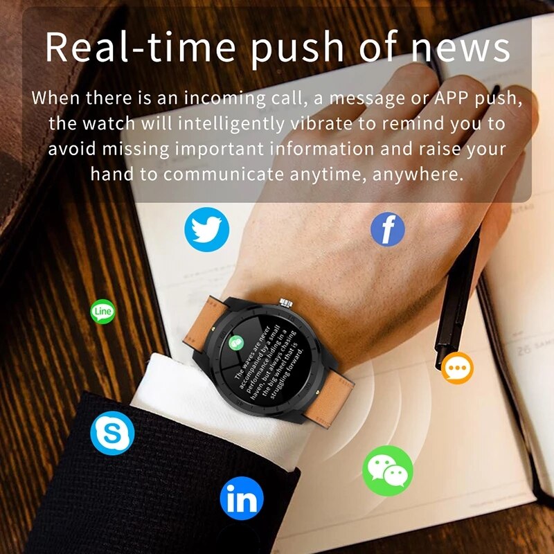 2022 New smart watch men blood pressure.