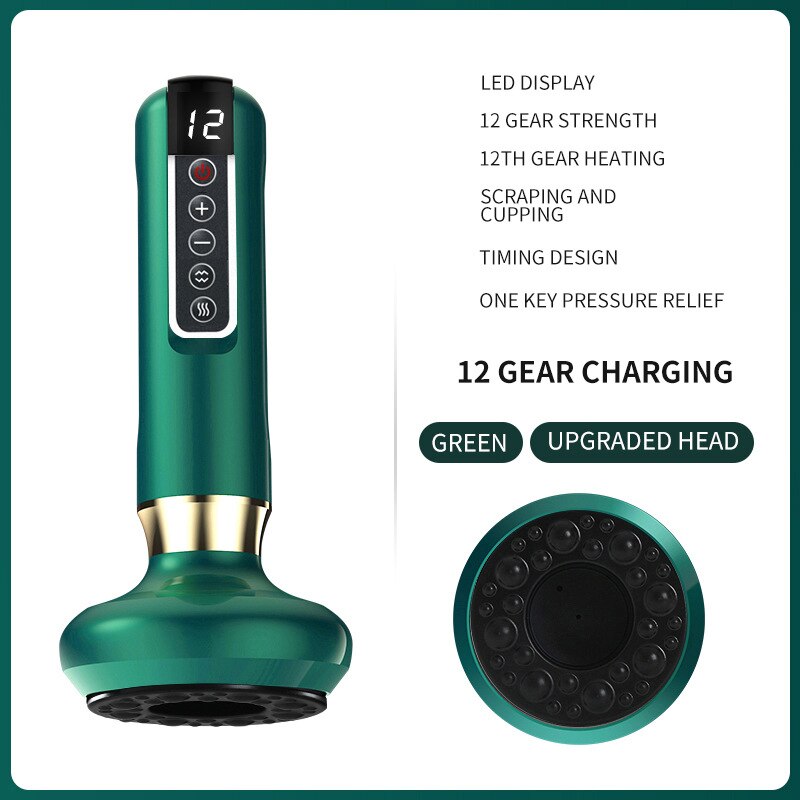 Neck Meridian Scraping Micro Electric Heating Beauty Instrument - TEXVIN