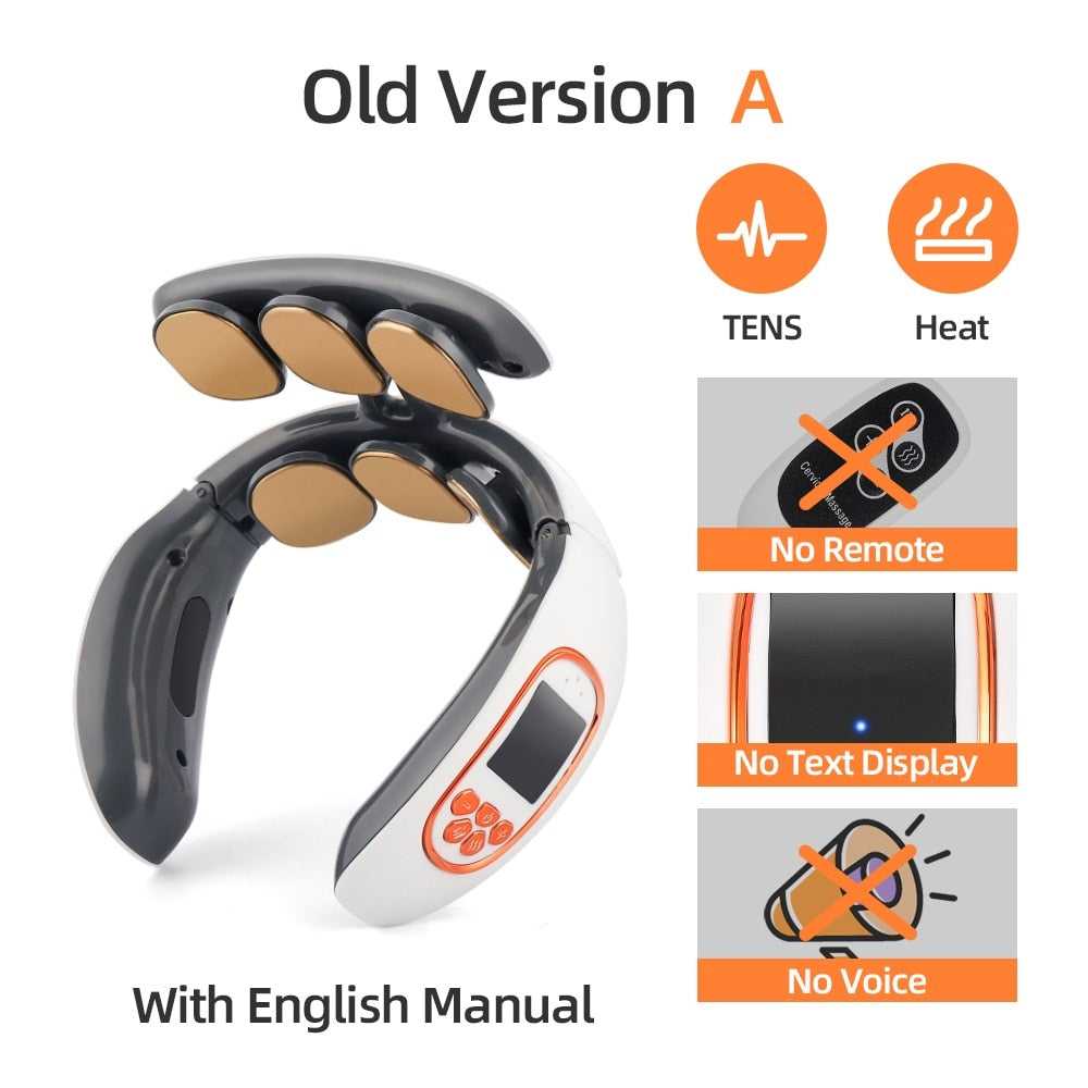 Smart Neck Massager Compress Neck Back Cervical Spine Pain Relief