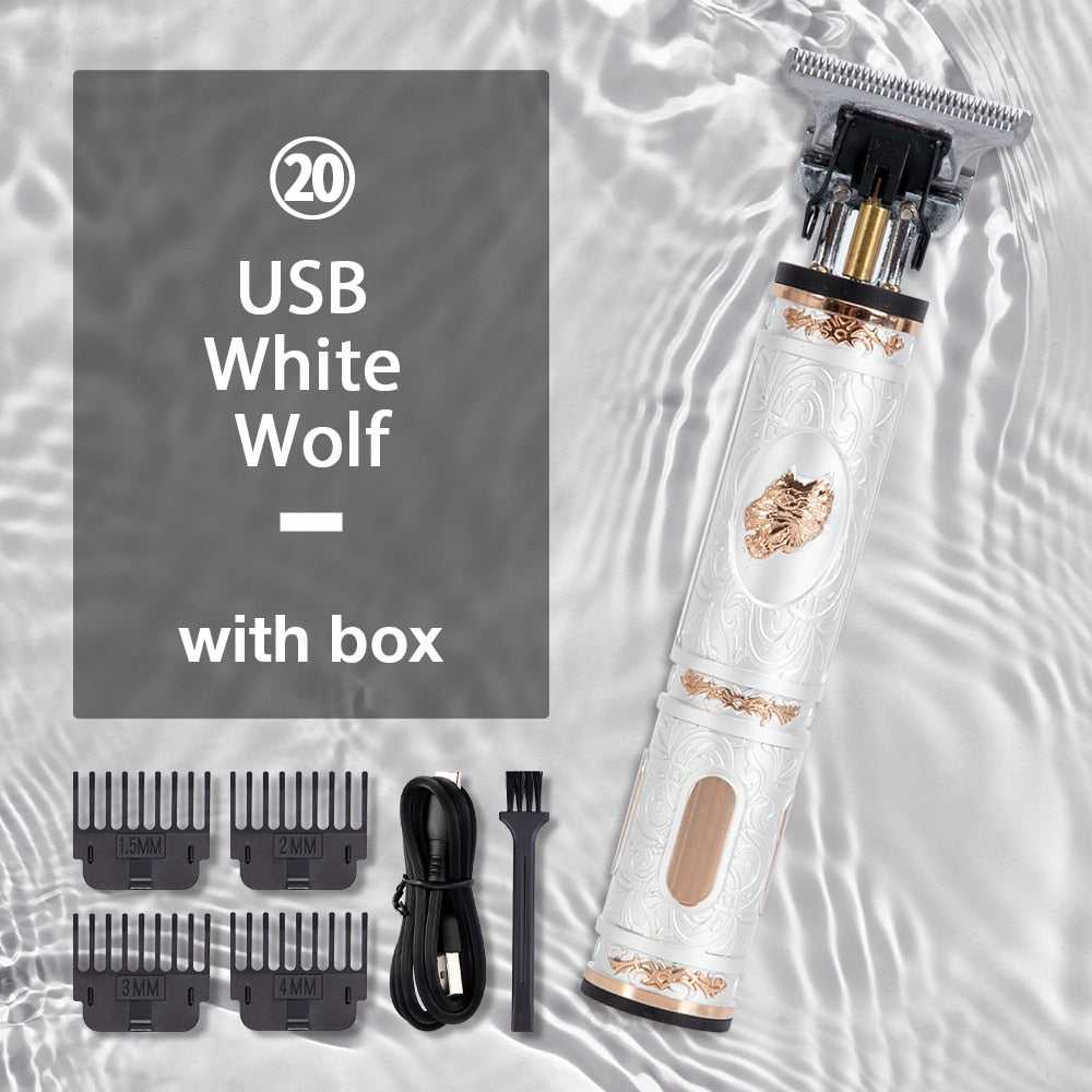 Hair Cutting Machine T9 Vintage Hair Trimmer for Men Barber Clippers