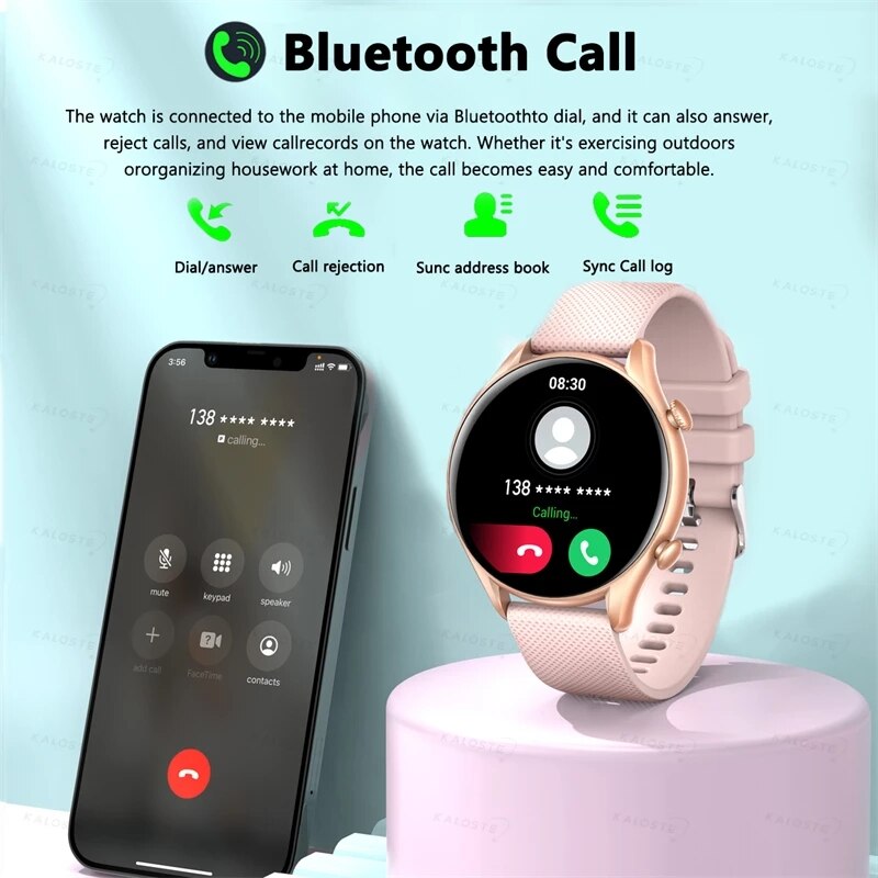 Fashion Smart Watch Women Heart Rate Monitor