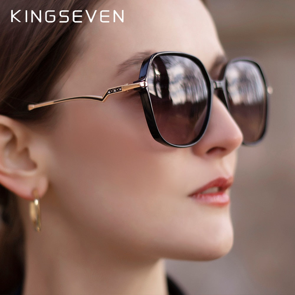 2022 Design Big Frame Polarized Sunglasses For Women UV400