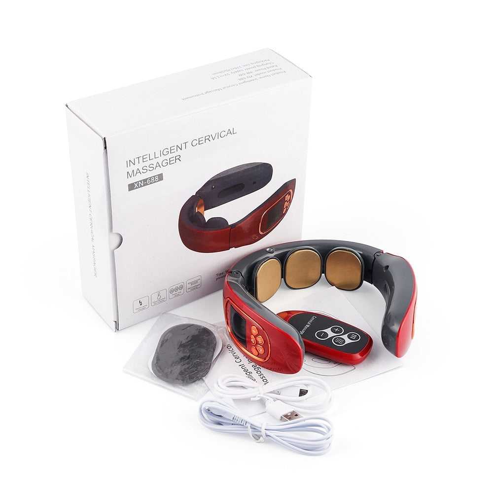 Smart Neck Massager Compress Neck Back Cervical Spine Pain Relief