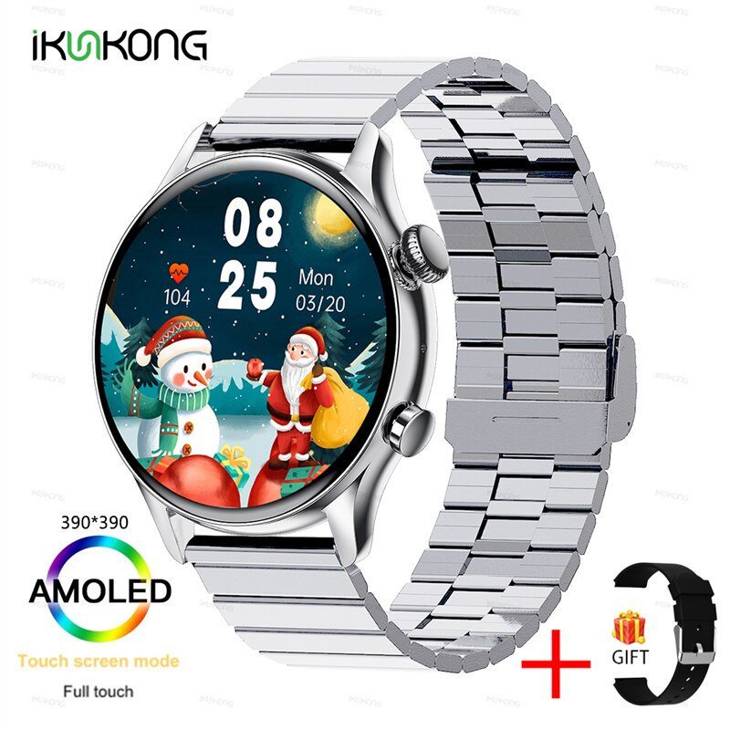 2022 New smart watch mens 1.36 inch Screen Support