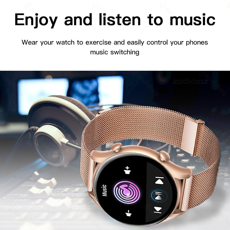 2022 New smart watch women custom dial call watches men sport