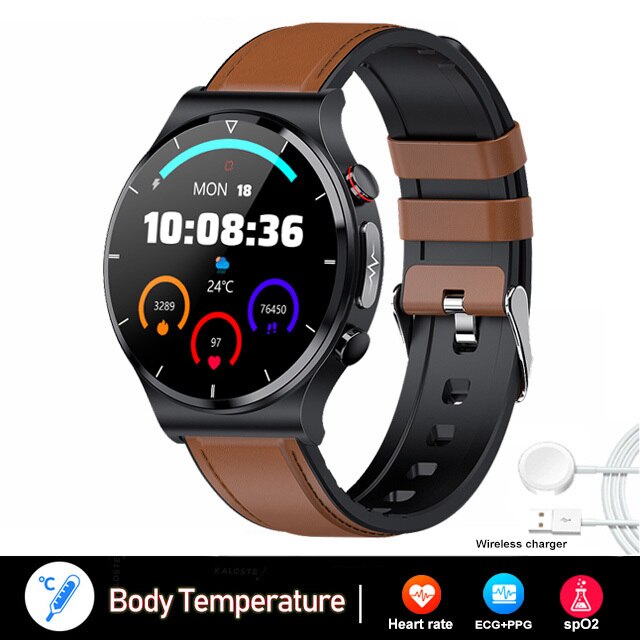 New ECG+PPG Smart Watch Men Blood Pressure.
