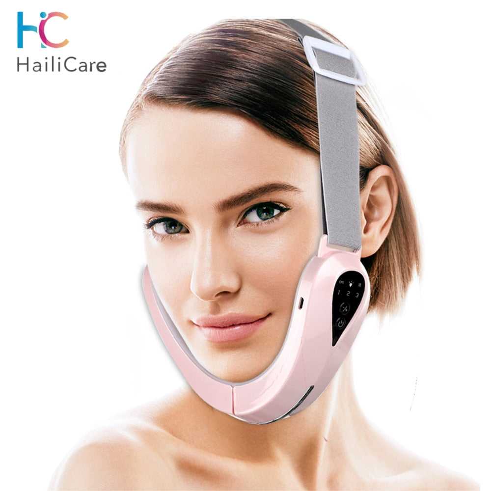 EMS Facial Lifting Massager Double Chin V Shape Lift - TEXVIN