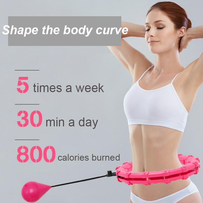 Thin Waist Exercise Detachable Massage Hoops