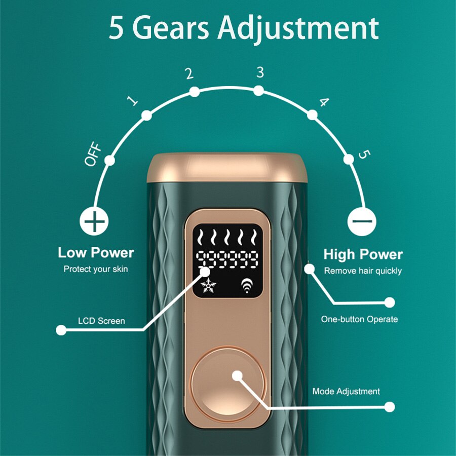 Laser Hair Removal Instrument Household IPL - TEXVIN