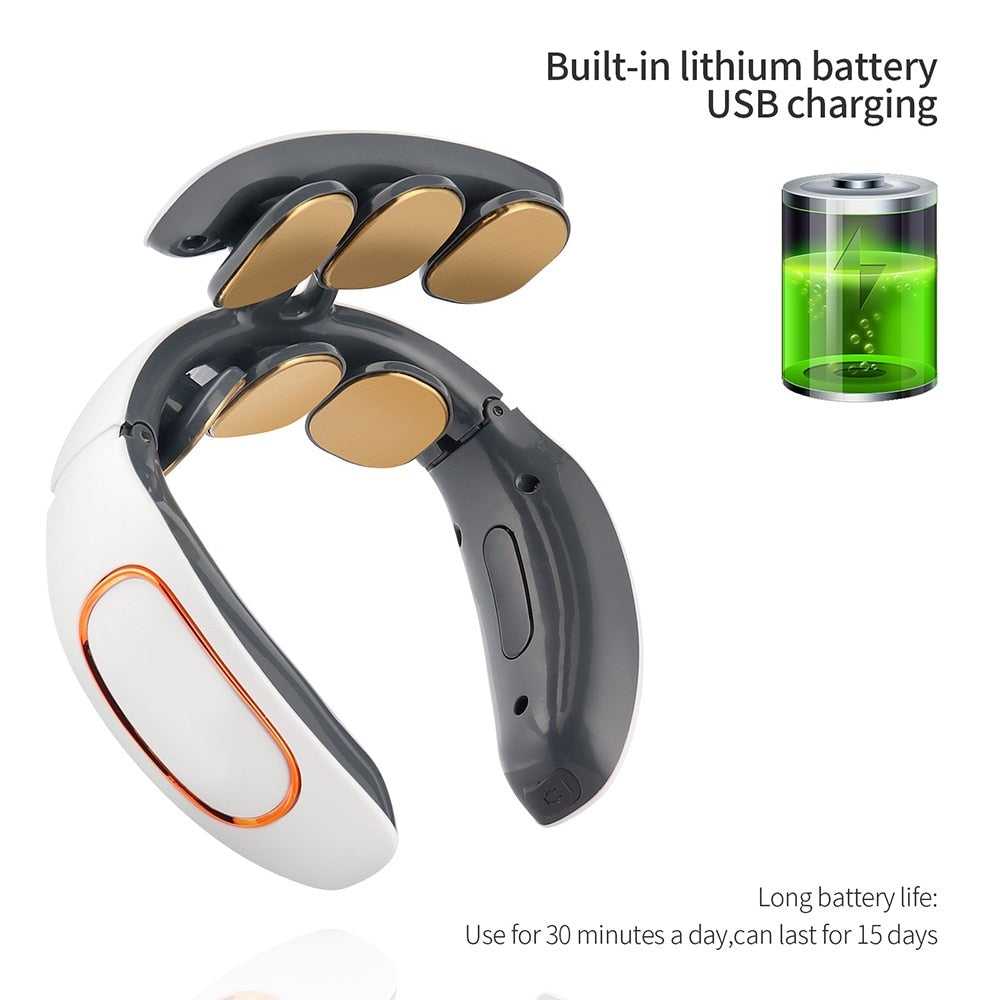 Smart Neck Massager Compress Neck Back Cervical Spine Pain Relief