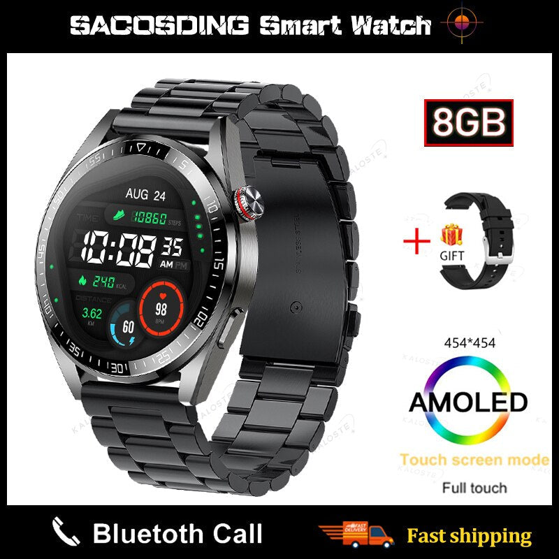 Smart Watch 454*454 HD Bluetooth Call Watch 8G Memory