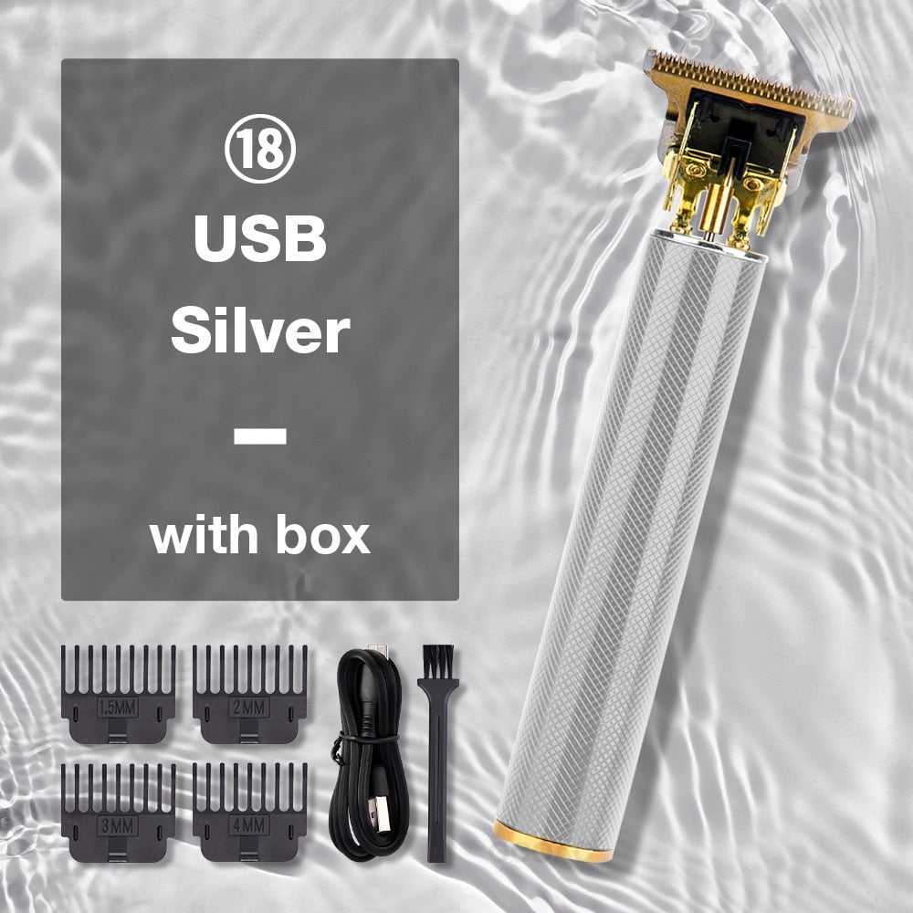 Hair Cutting Machine T9 Vintage Hair Trimmer for Men Barber Clippers