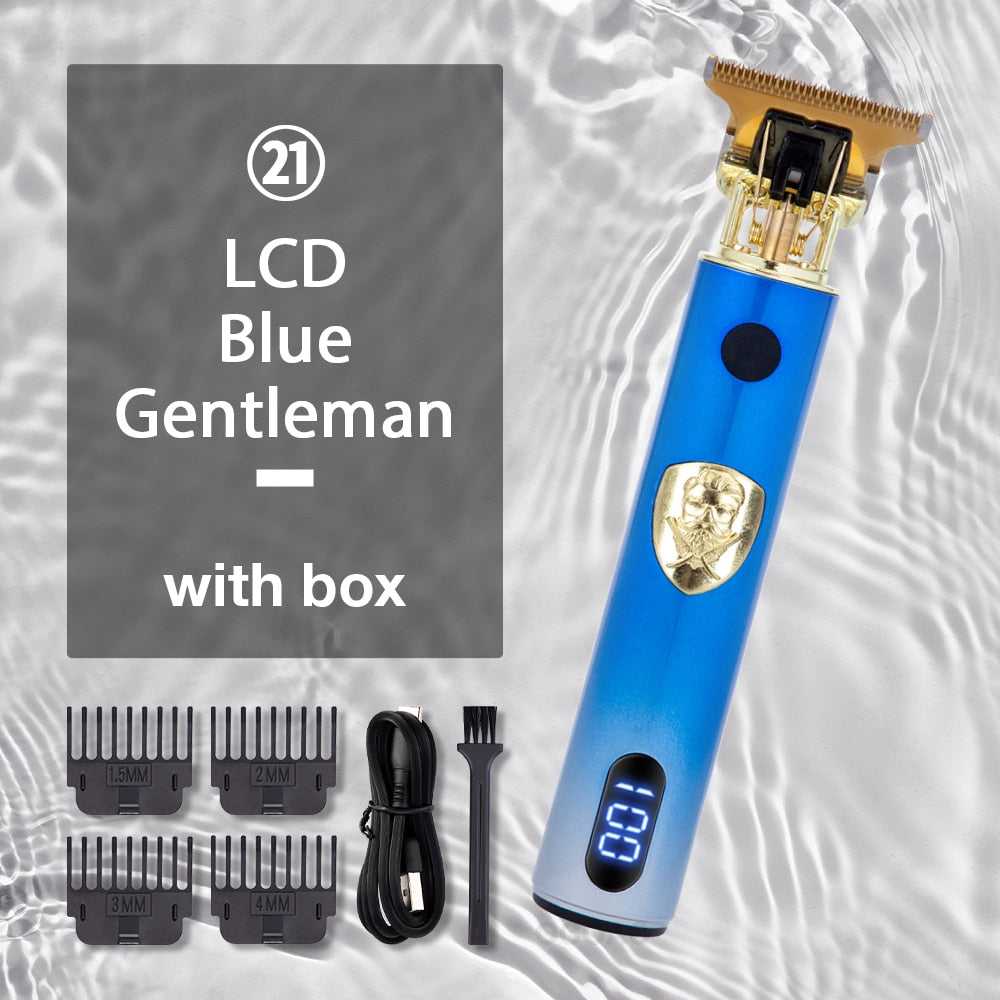 Hair Cutting Machine T9 Vintage Hair Trimmer for Men Barber Clippers