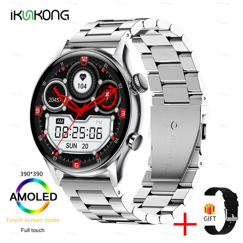2022 New smart watch mens 1.36 inch Screen Support