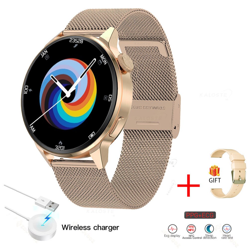 New Fashion NFC Smart Watch Men Bluetooth Call Sport GPS