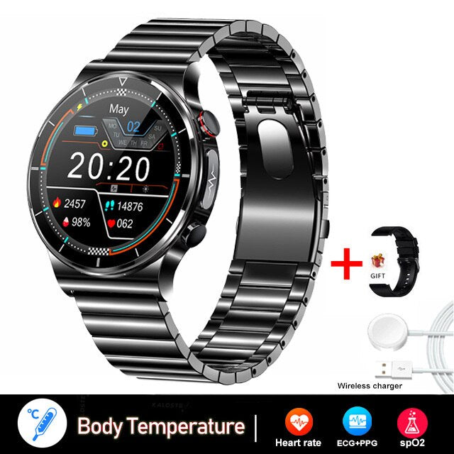 New ECG+PPG Smart Watch Men Blood Pressure.