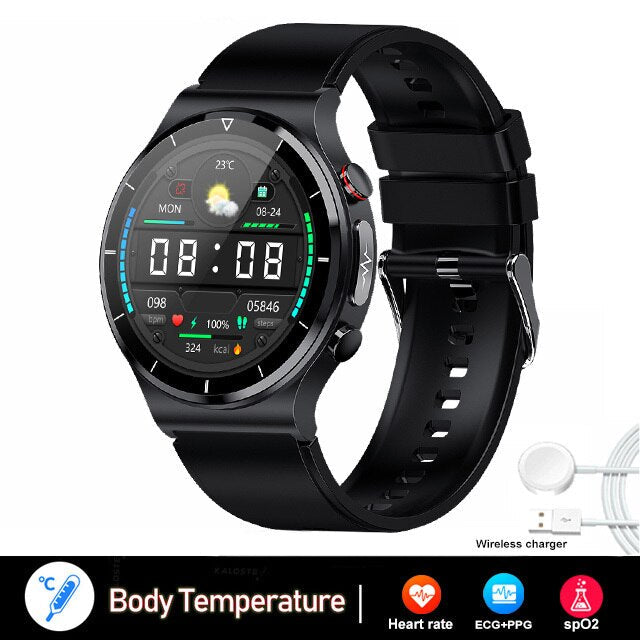 New ECG+PPG Smart Watch Men Blood Pressure.